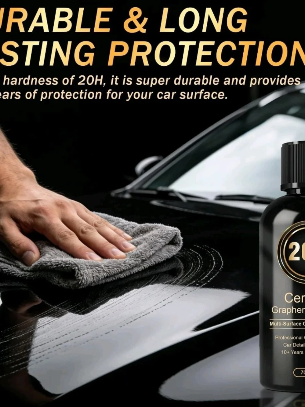 Ceramic Graphene Car Coating — Black — Professional Protection